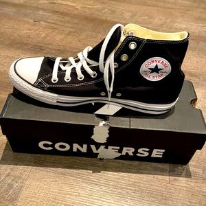 Black High Top Converse W11/M9
